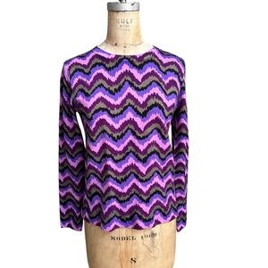 J. Crew Tippi Sweater Purple Size Small 100% Merino Wool Work Office Career EUC